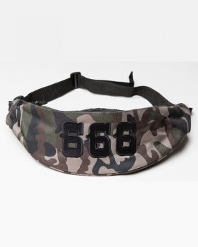 Bauchtasche: SUPPORT 81 HELLPORT & 666 | Camouflage Schwarz